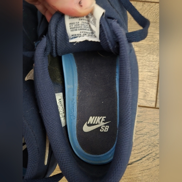 NIKE SB CHECK Men's Dark Navy Blue Size 8 Sneakers 03/07/18 843896-400 - Picture 12 of 12